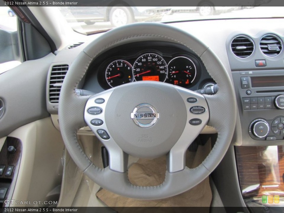 Blonde Interior Steering Wheel for the 2012 Nissan Altima 2.5 S #53180066
