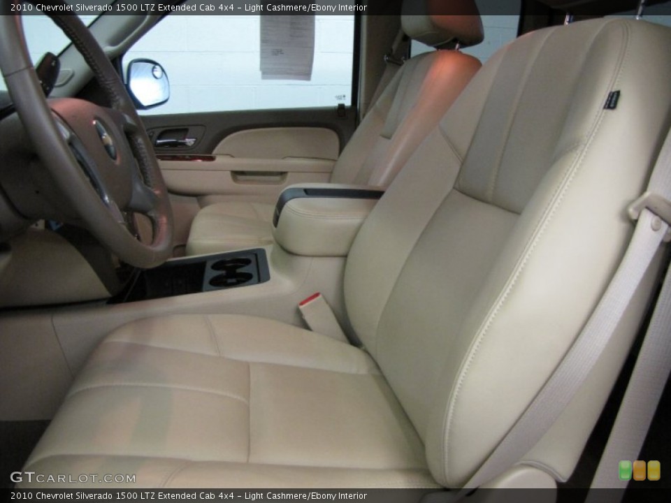 Light Cashmere/Ebony Interior Photo for the 2010 Chevrolet Silverado 1500 LTZ Extended Cab 4x4 #53183531
