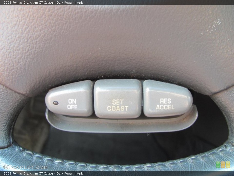 Dark Pewter Interior Controls for the 2003 Pontiac Grand Am GT Coupe #53184026