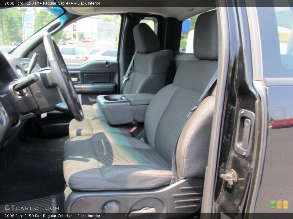 Black Interior Photo for the 2008 Ford F150 FX4 Regular Cab 4x4 #53184626