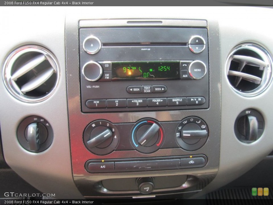 Black Interior Audio System for the 2008 Ford F150 FX4 Regular Cab 4x4 #53184671