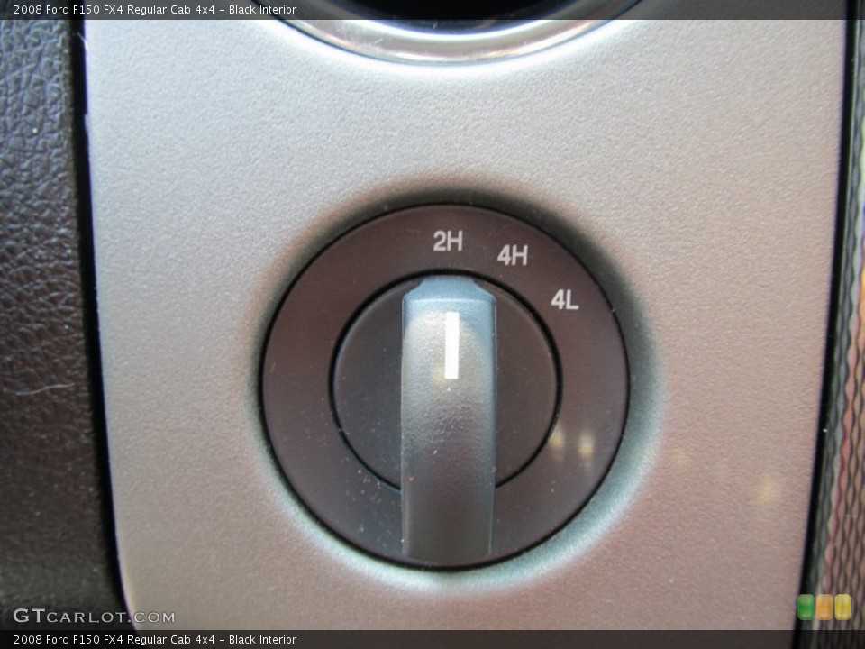 Black Interior Controls for the 2008 Ford F150 FX4 Regular Cab 4x4 #53184686