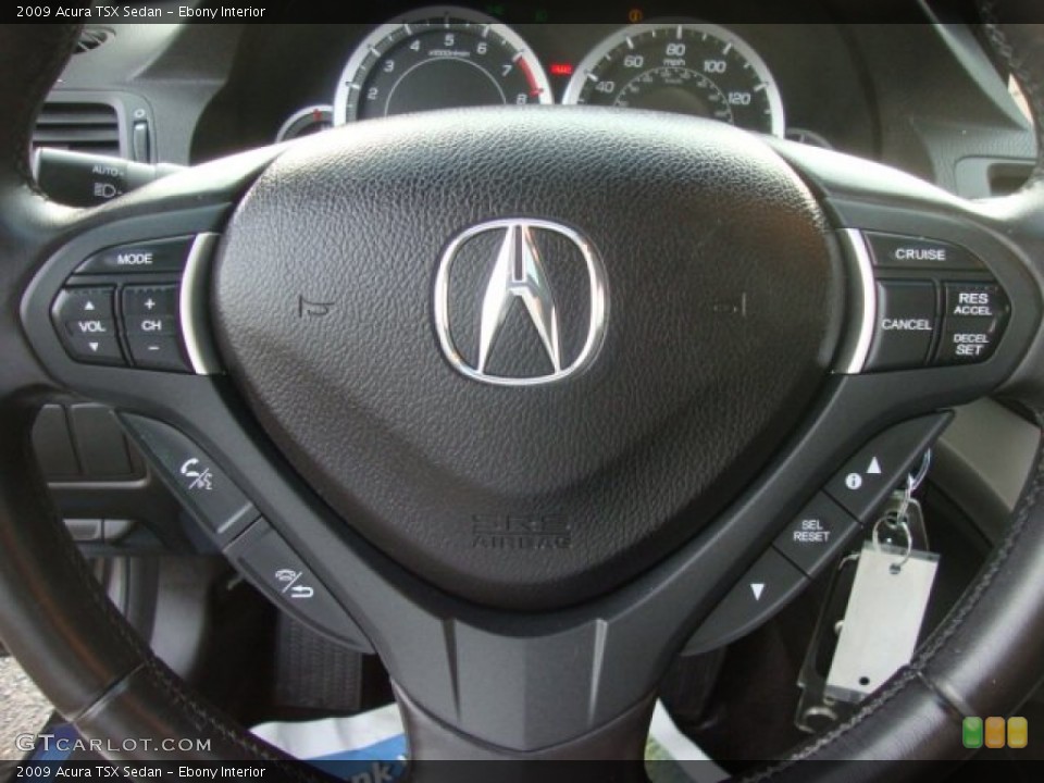 Ebony Interior Controls for the 2009 Acura TSX Sedan #53186363