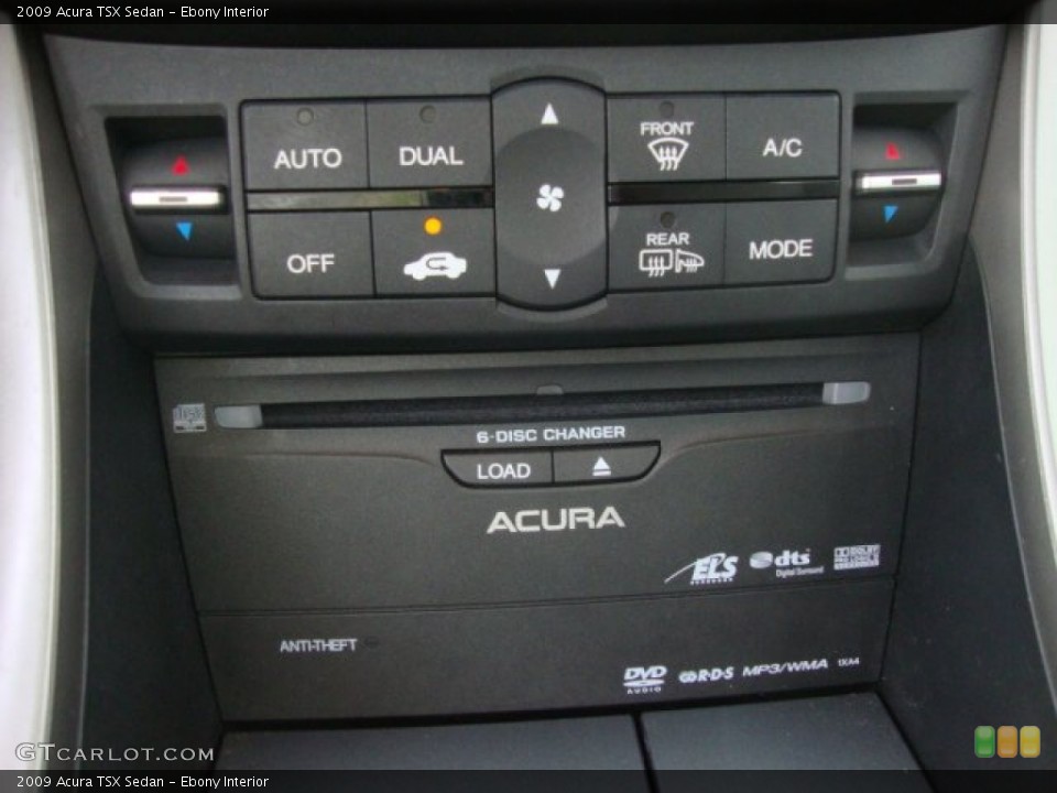 Ebony Interior Controls for the 2009 Acura TSX Sedan #53186468