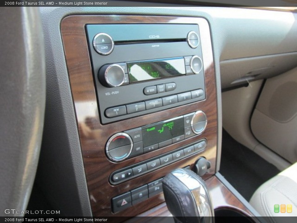 Medium Light Stone Interior Audio System for the 2008 Ford Taurus SEL AWD #53186525