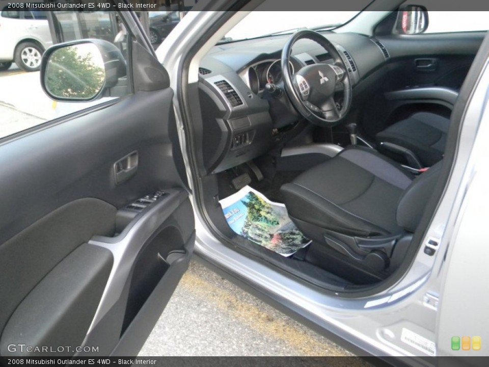 Black Interior Photo for the 2008 Mitsubishi Outlander ES 4WD #53187818