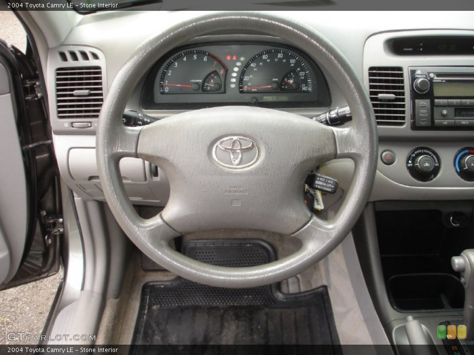 Stone Interior Steering Wheel for the 2004 Toyota Camry LE #53188376