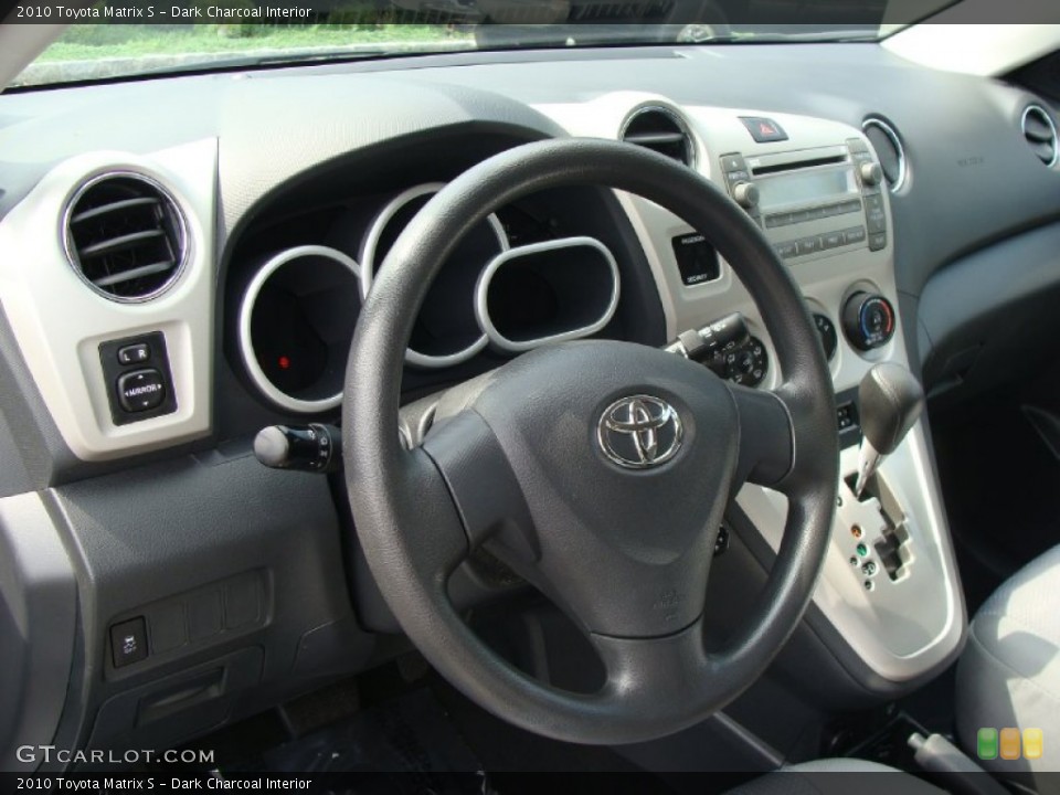 Dark Charcoal Interior Dashboard for the 2010 Toyota Matrix S #53188454