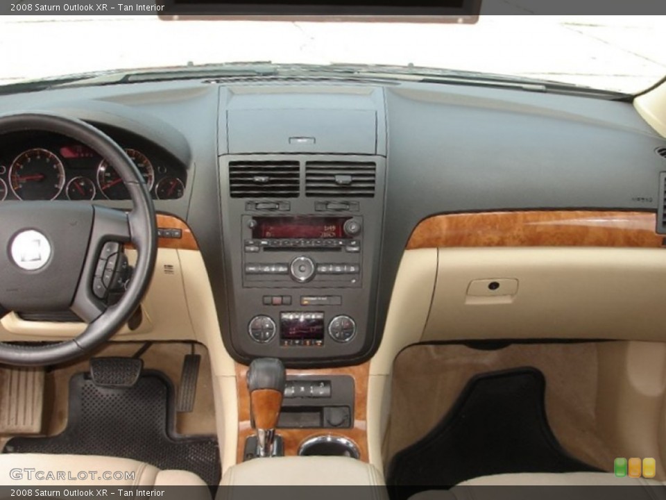 Tan Interior Dashboard for the 2008 Saturn Outlook XR #53188592