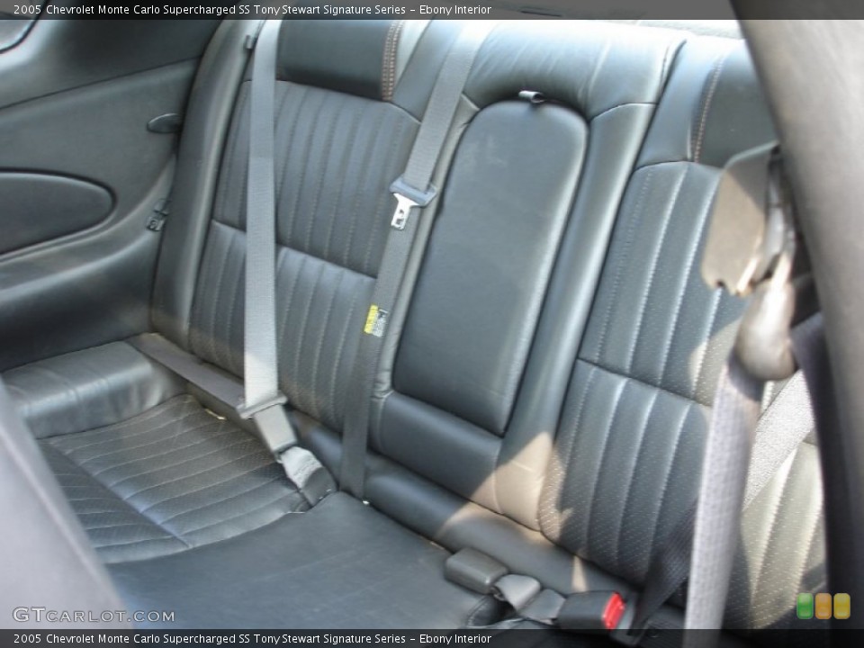 Ebony Interior Photo for the 2005 Chevrolet Monte Carlo Supercharged SS Tony Stewart Signature Series #53189267