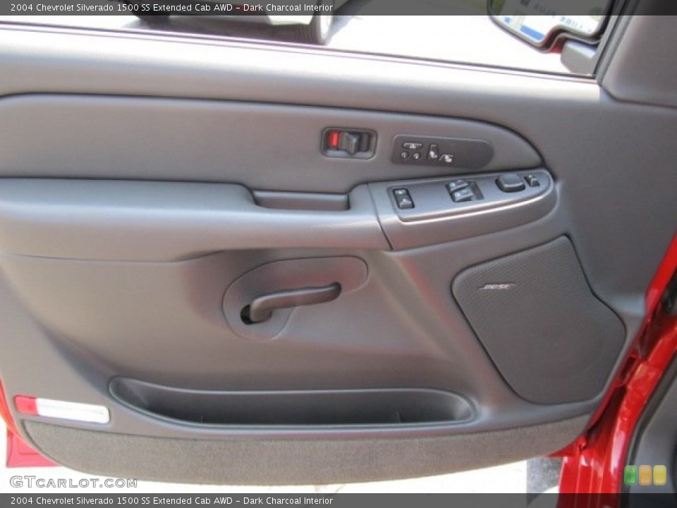 Dark Charcoal Interior Door Panel for the 2004 Chevrolet Silverado 1500 SS Extended Cab AWD #53189507