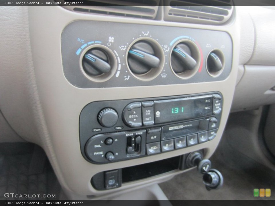 Dark Slate Gray Interior Audio System for the 2002 Dodge Neon SE #53189630