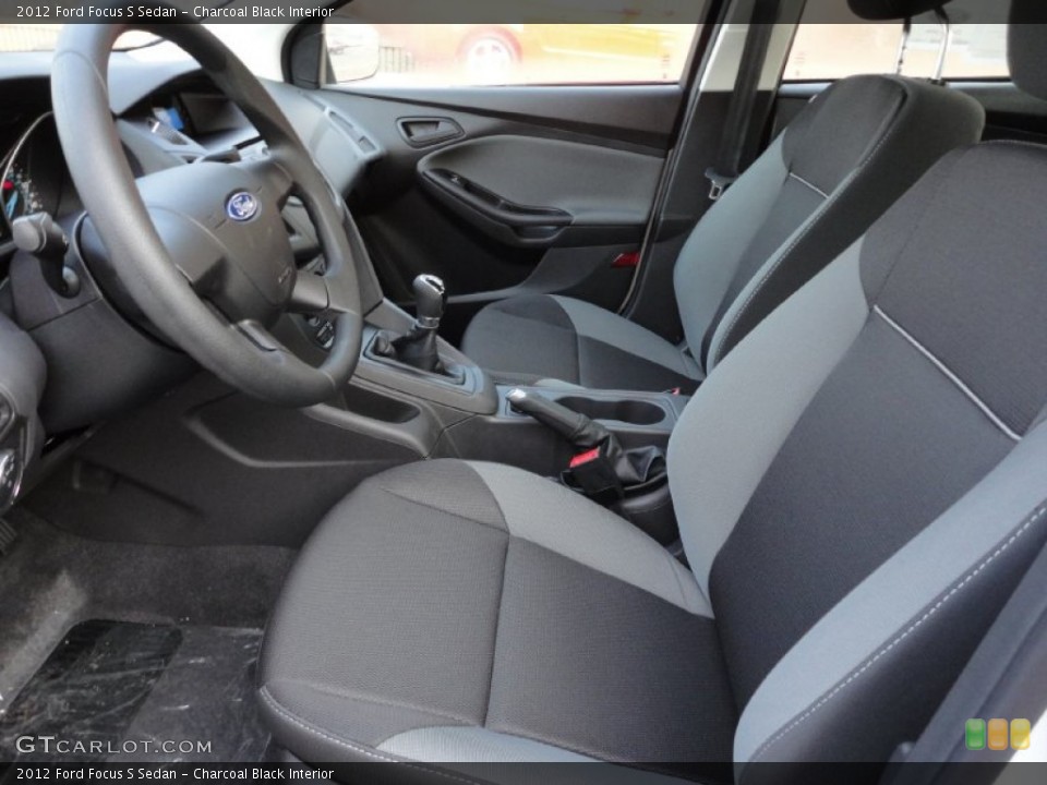 Charcoal Black Interior Photo for the 2012 Ford Focus S Sedan #53189792