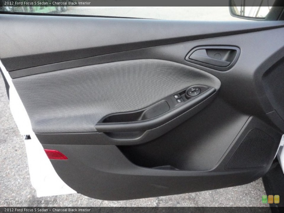 Charcoal Black Interior Door Panel for the 2012 Ford Focus S Sedan #53189840