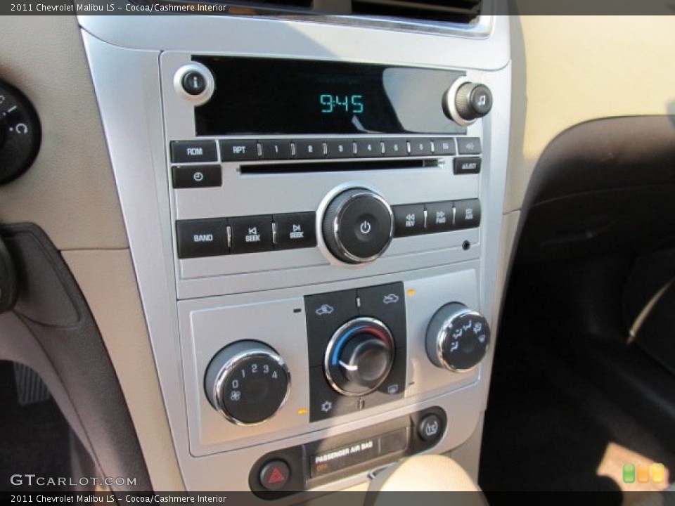 Cocoa/Cashmere Interior Audio System for the 2011 Chevrolet Malibu LS #53192057