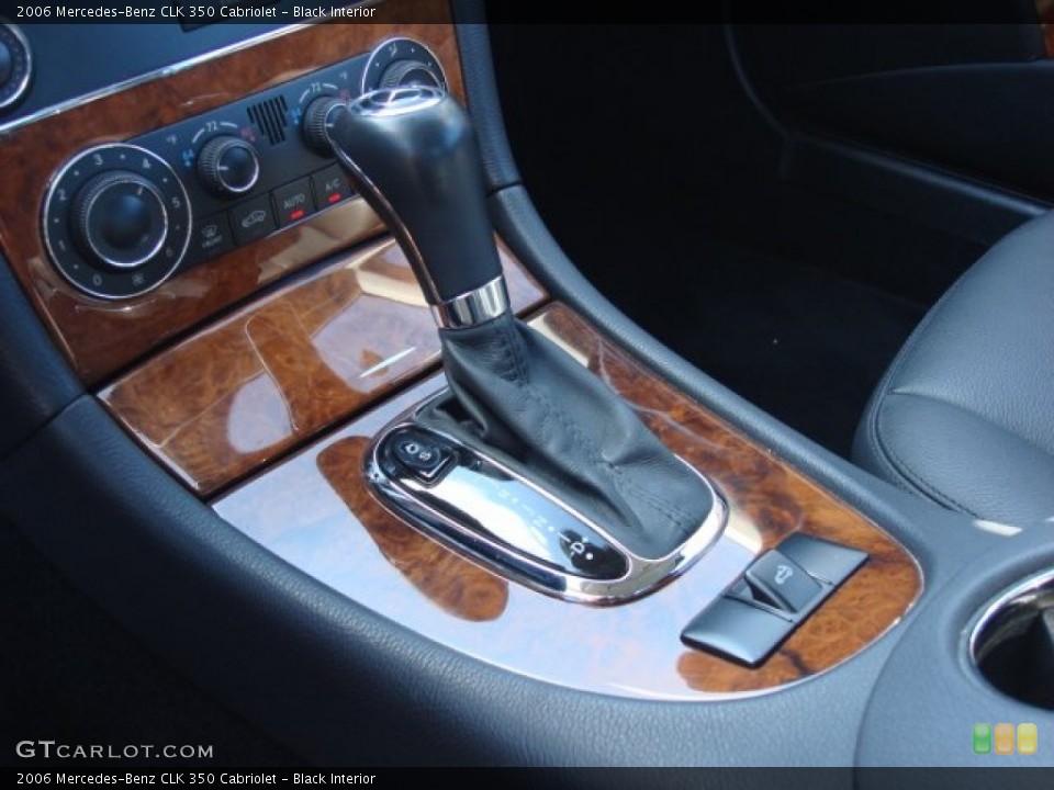 Black Interior Transmission for the 2006 Mercedes-Benz CLK 350 Cabriolet #53192777