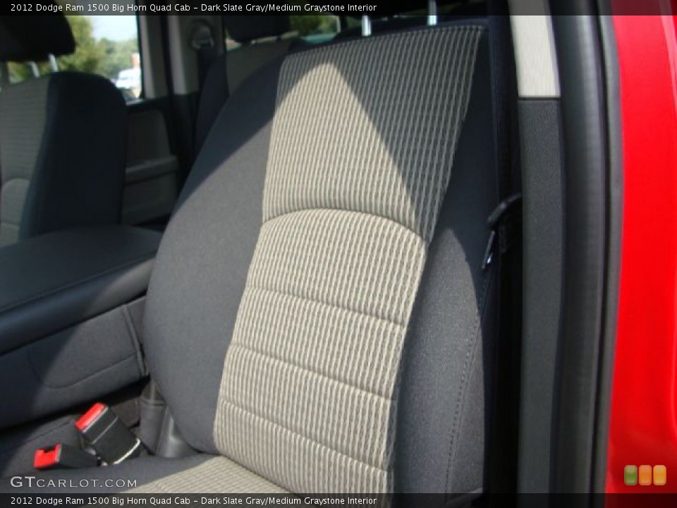 Dark Slate Gray/Medium Graystone Interior Photo for the 2012 Dodge Ram 1500 Big Horn Quad Cab #53194457