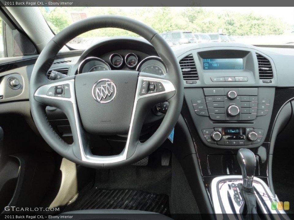 Ebony Interior Dashboard for the 2011 Buick Regal CXL #53195498