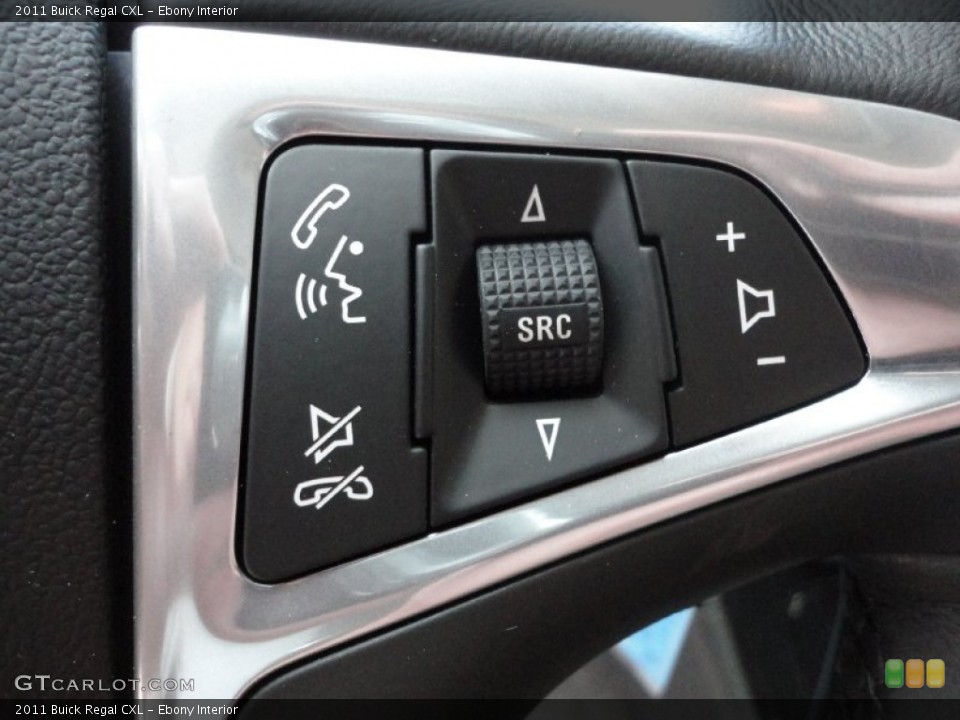 Ebony Interior Controls for the 2011 Buick Regal CXL #53195537