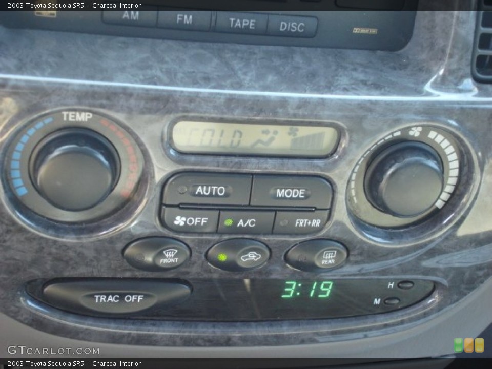 Charcoal Interior Controls for the 2003 Toyota Sequoia SR5 #53200256