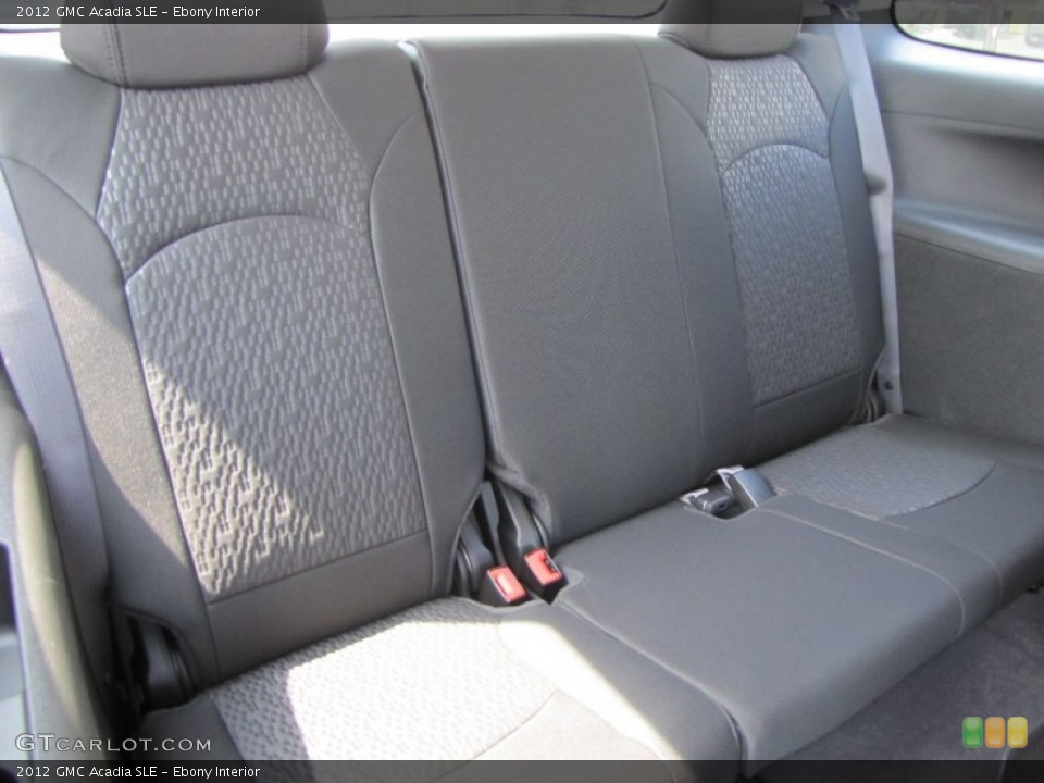 Ebony Interior Photo for the 2012 GMC Acadia SLE #53201063