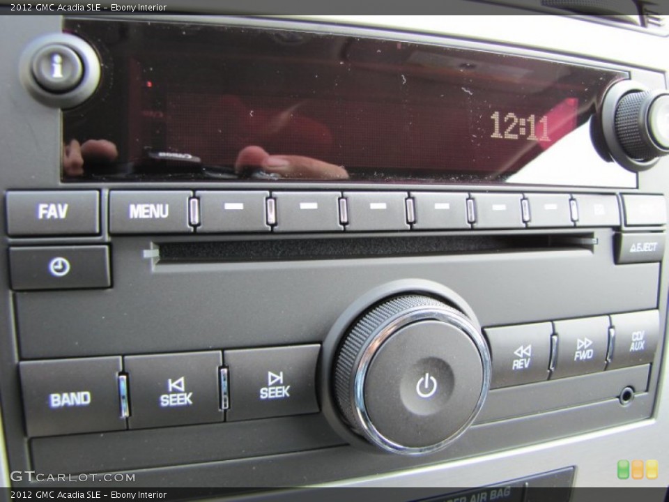Ebony Interior Audio System for the 2012 GMC Acadia SLE #53201117