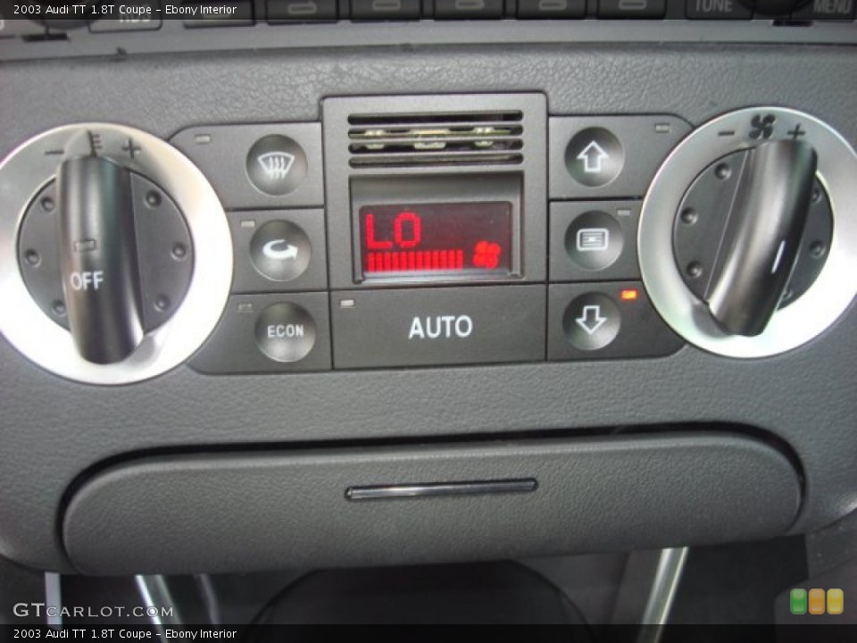 Ebony Interior Controls for the 2003 Audi TT 1.8T Coupe #53202302