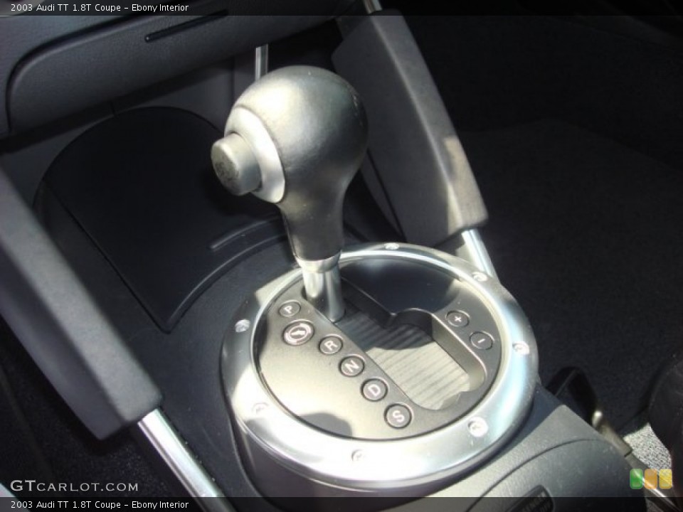 Ebony Interior Transmission for the 2003 Audi TT 1.8T Coupe #53202314