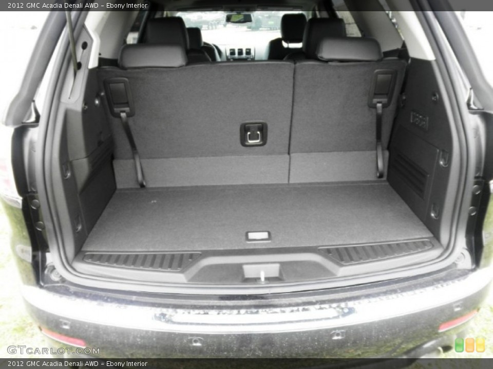 Ebony Interior Trunk for the 2012 GMC Acadia Denali AWD #53204066