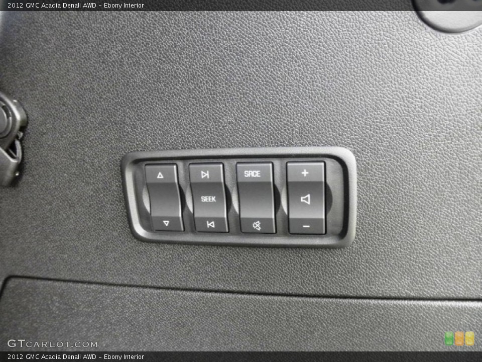 Ebony Interior Controls for the 2012 GMC Acadia Denali AWD #53204096