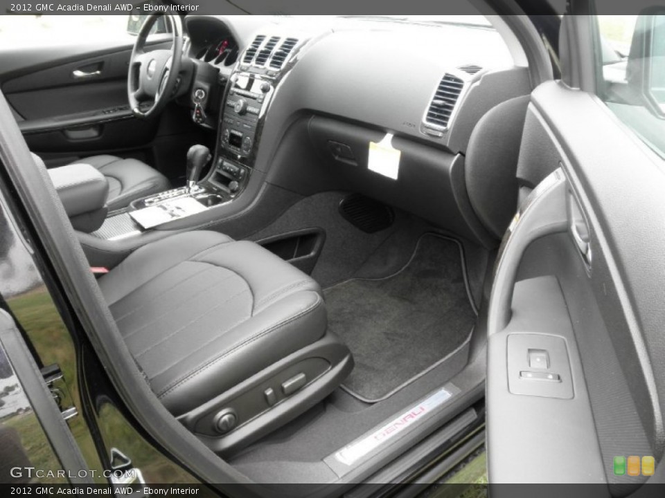 Ebony Interior Dashboard for the 2012 GMC Acadia Denali AWD #53204144
