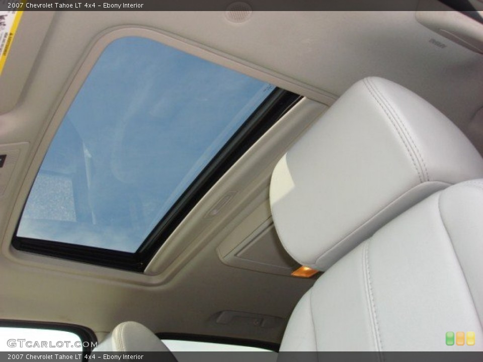 Ebony Interior Sunroof for the 2007 Chevrolet Tahoe LT 4x4 #53205119