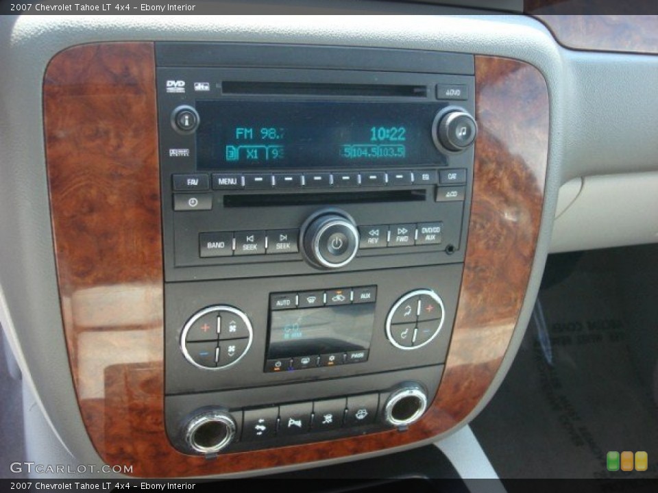 Ebony Interior Audio System for the 2007 Chevrolet Tahoe LT 4x4 #53205224
