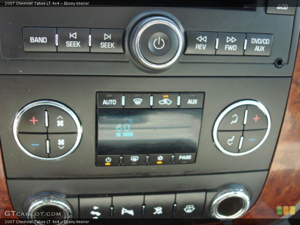 Ebony Interior Controls for the 2007 Chevrolet Tahoe LT 4x4 #53205251