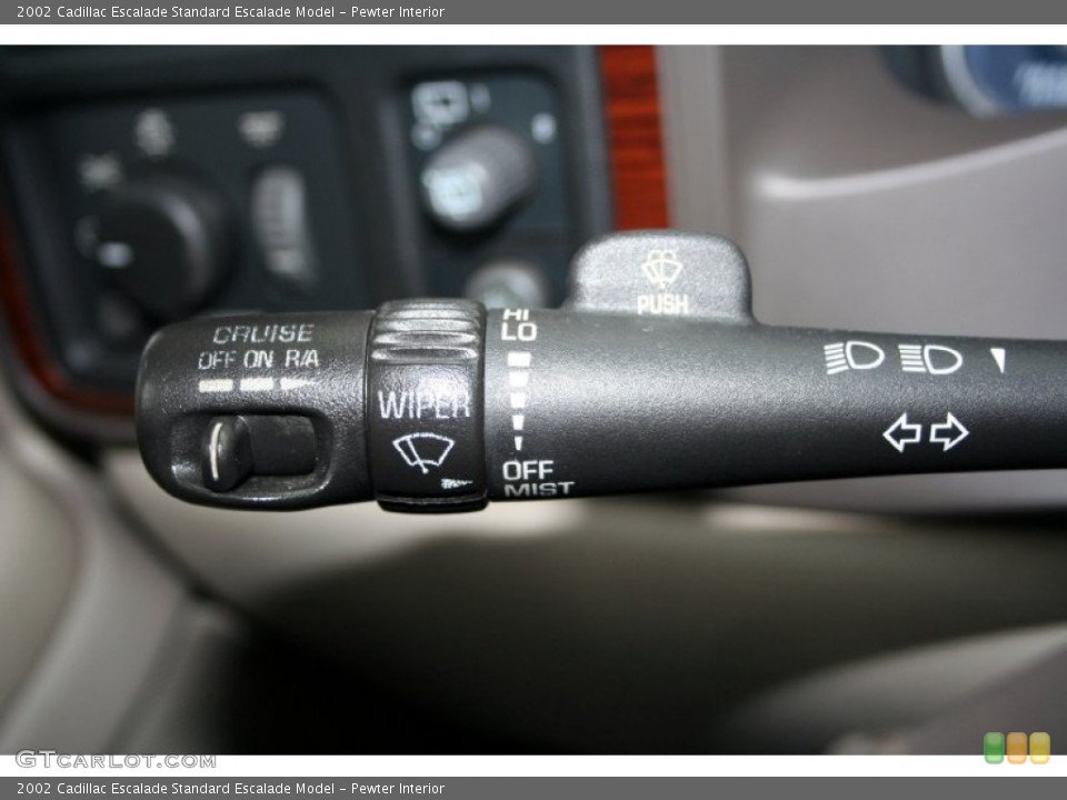 Pewter Interior Controls for the 2002 Cadillac Escalade  #53205587