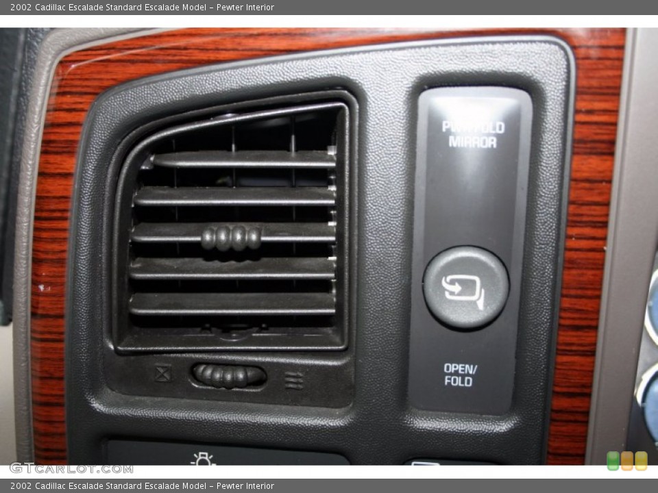 Pewter Interior Controls for the 2002 Cadillac Escalade  #53205671