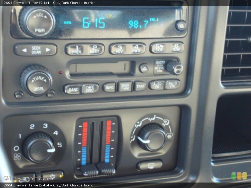 Gray/Dark Charcoal Interior Audio System for the 2004 Chevrolet Tahoe LS 4x4 #53205710