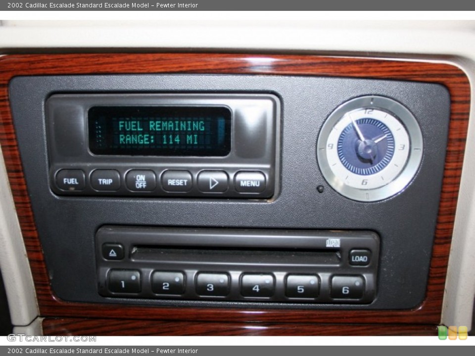 Pewter Interior Controls for the 2002 Cadillac Escalade  #53205779