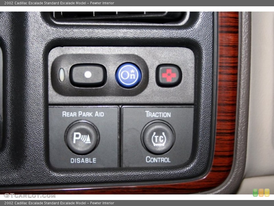Pewter Interior Controls for the 2002 Cadillac Escalade  #53205791