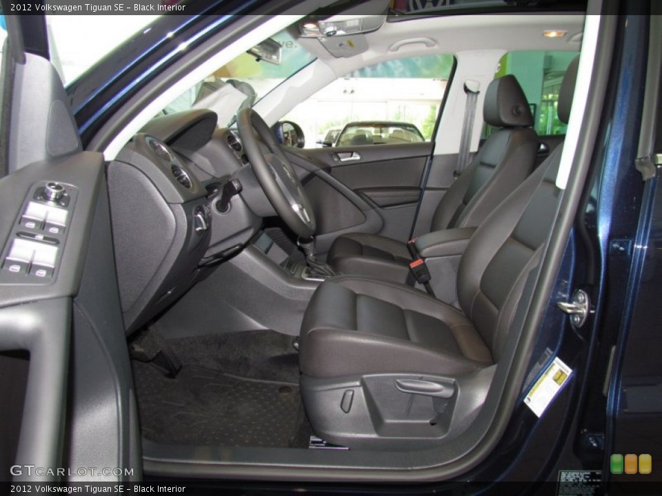 Black Interior Photo for the 2012 Volkswagen Tiguan SE #53206844