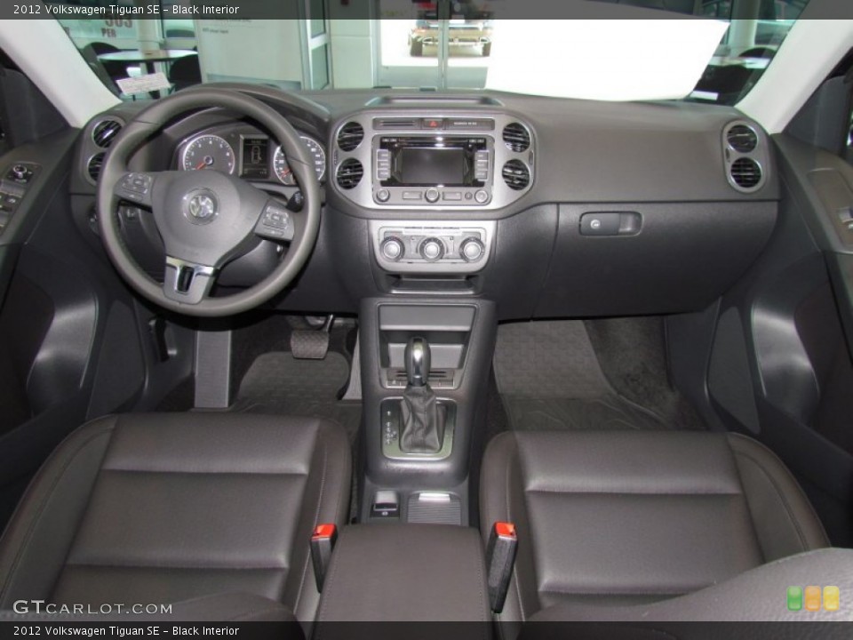 Black Interior Dashboard for the 2012 Volkswagen Tiguan SE #53206868