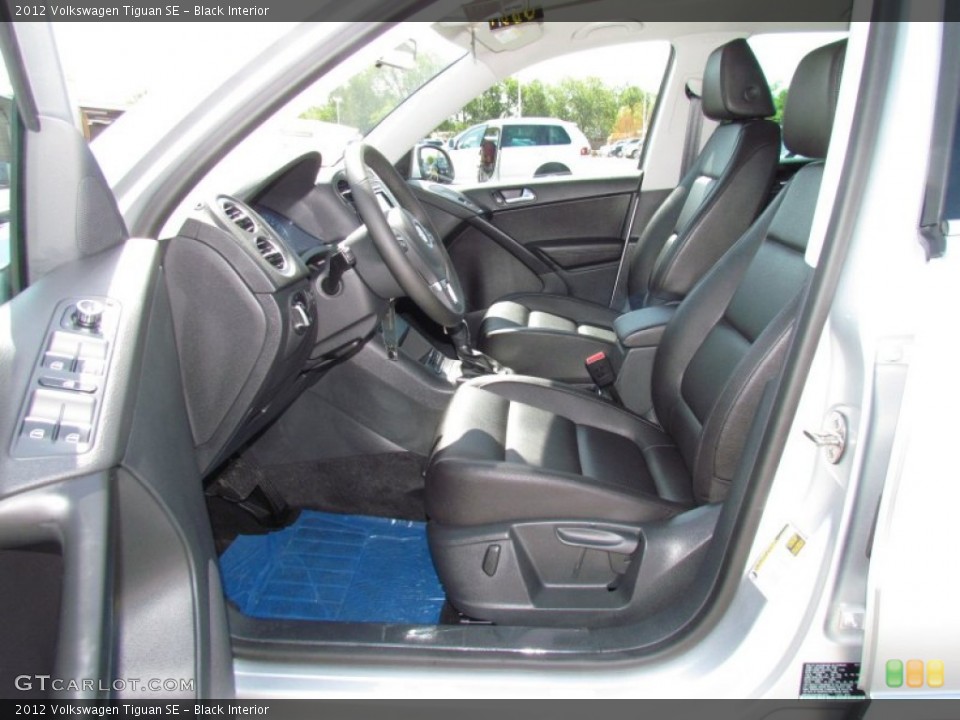 Black Interior Photo for the 2012 Volkswagen Tiguan SE #53207012