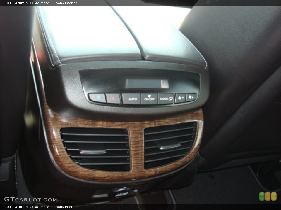 Ebony Interior Controls for the 2010 Acura MDX Advance #53207051