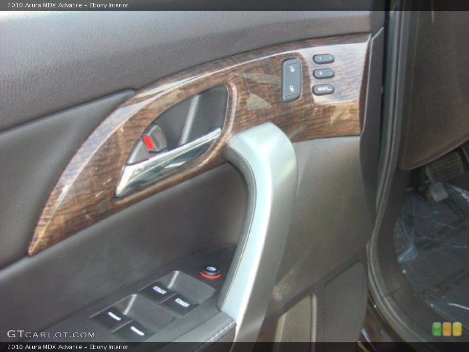 Ebony Interior Controls for the 2010 Acura MDX Advance #53207081