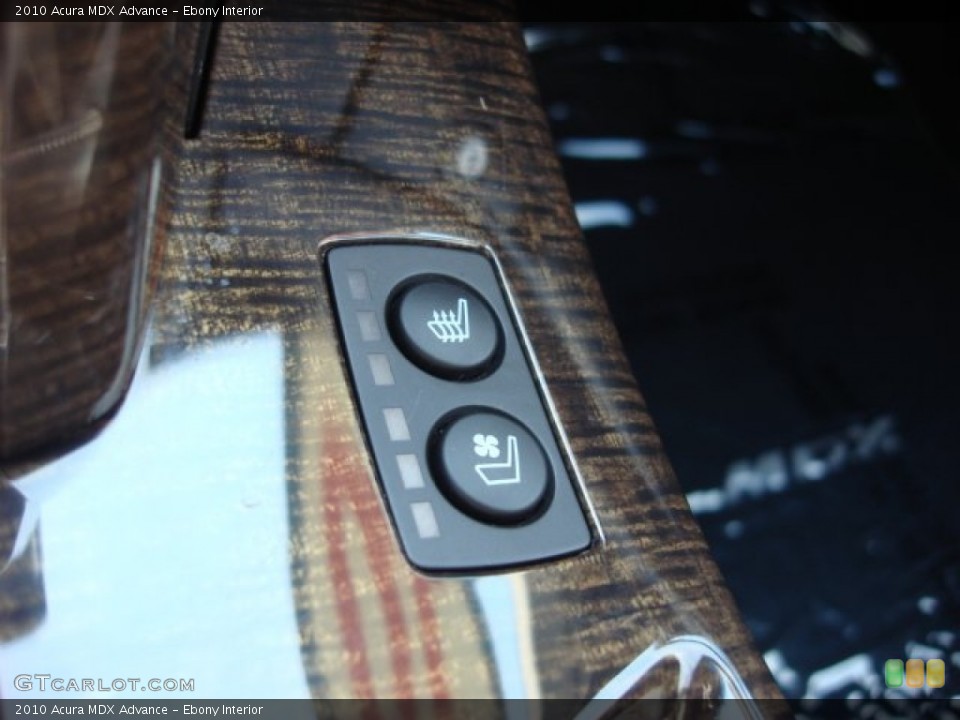 Ebony Interior Controls for the 2010 Acura MDX Advance #53207207