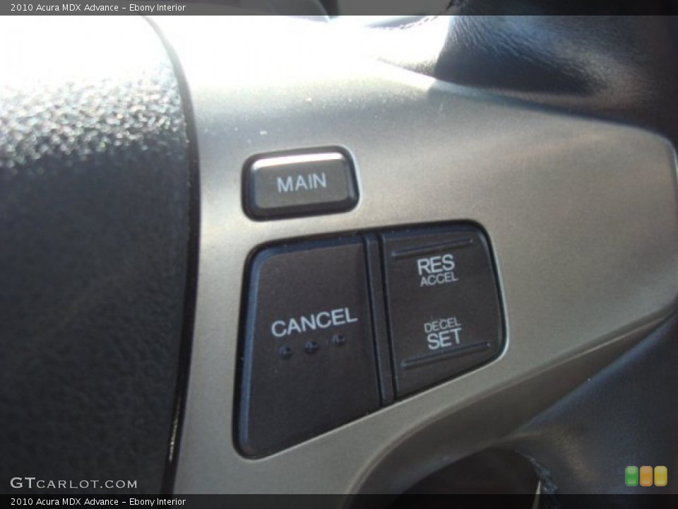 Ebony Interior Controls for the 2010 Acura MDX Advance #53207258