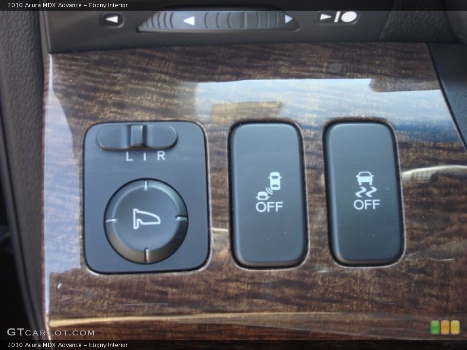 Ebony Interior Controls for the 2010 Acura MDX Advance #53207270