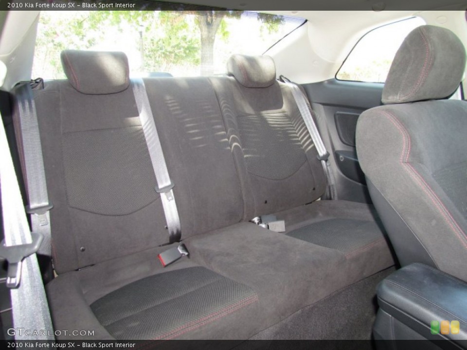 Black Sport Interior Photo for the 2010 Kia Forte Koup SX #53208602