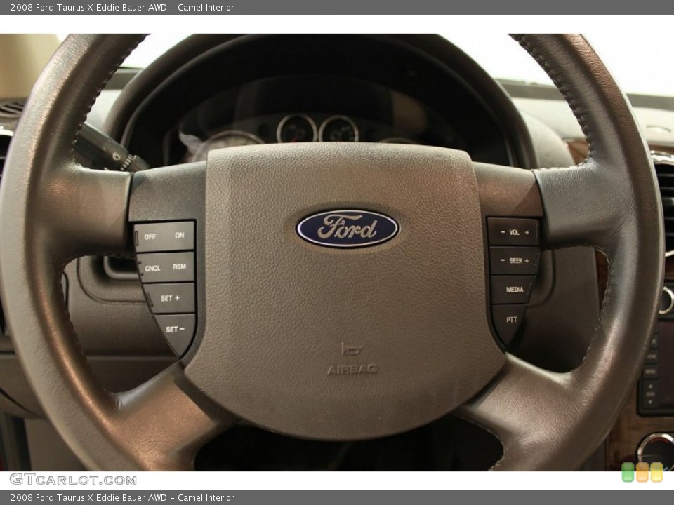 Camel Interior Steering Wheel for the 2008 Ford Taurus X Eddie Bauer AWD #53209553