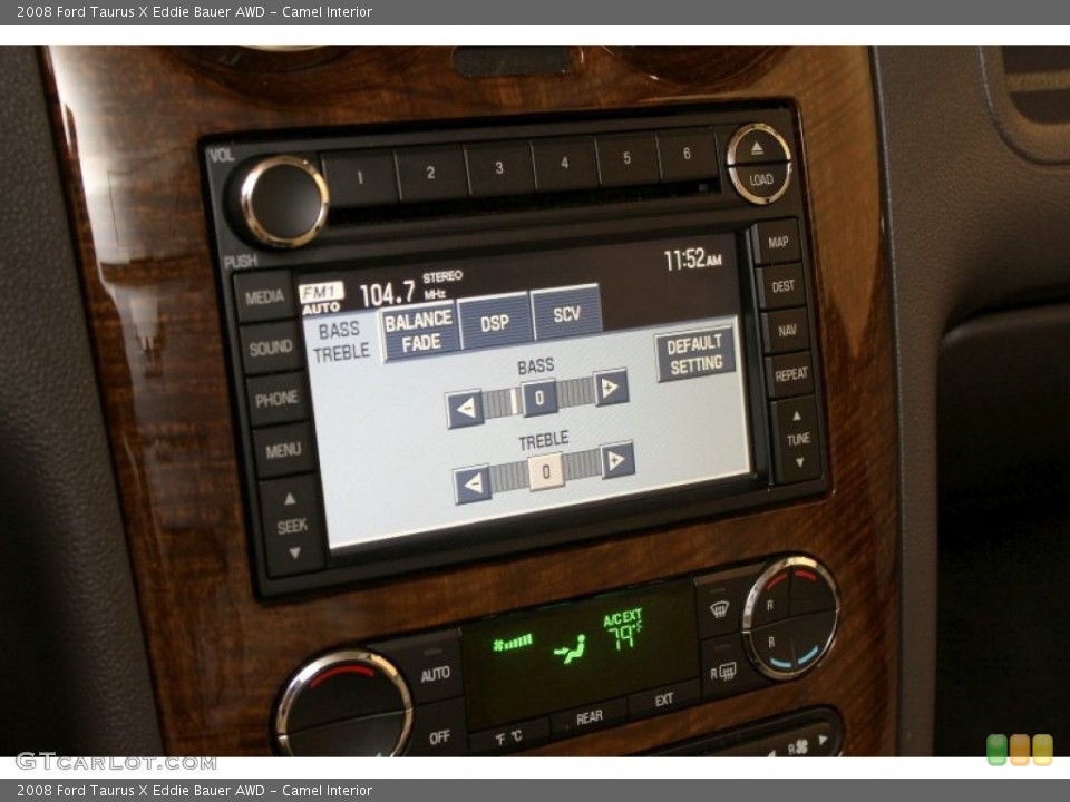 Camel Interior Audio System for the 2008 Ford Taurus X Eddie Bauer AWD #53209595